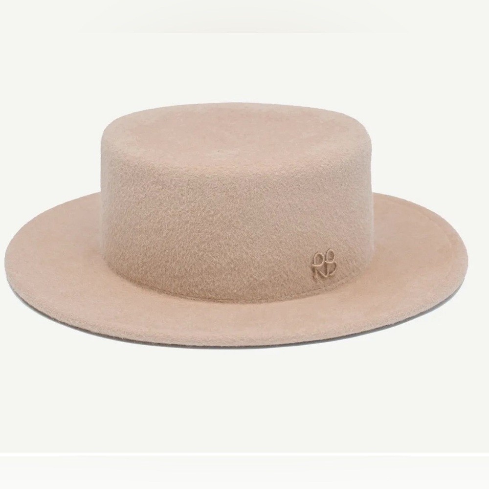 Ruslan Baginskiy Logo-embellished Canotier Hat